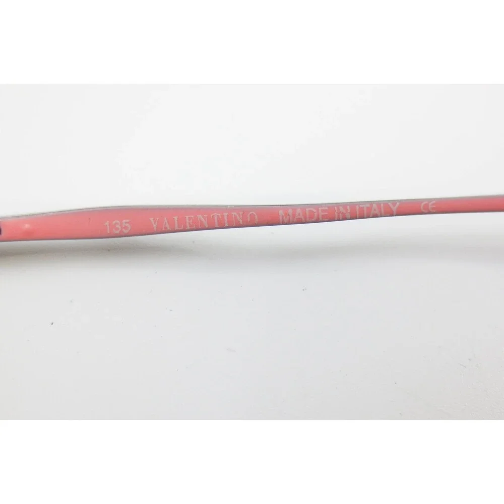 Valentino 5366 0ZW9 Cat Eye Eyeglasses Gunmetal Pink 49-18-135 Made in Italy